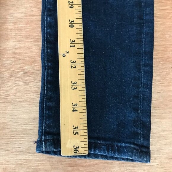 Good American Good Legs Skinny Jeans Women 12/31 Blue High Rise GL873T Blue224 - Picture 5 of 12